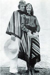 lady man poncho skirt