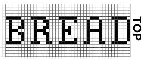 Bread Tray Doily Number 7131 Pattern chart