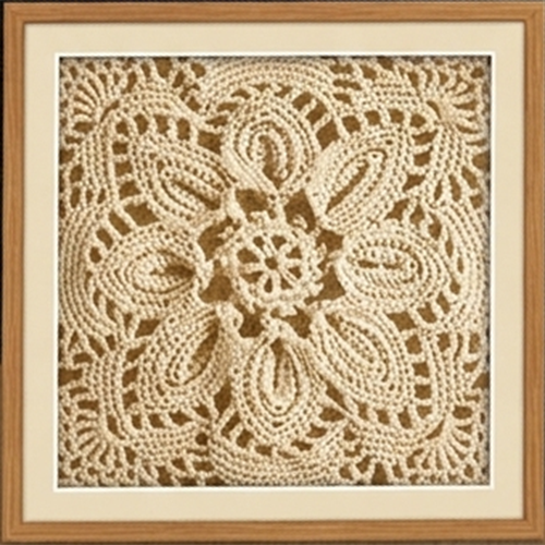 Puritan Bedspread Pattern motif
