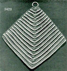 Diamond Potholder Pattern #9423