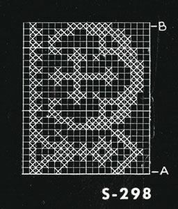 Alb Lace No. S298 Pattern chart