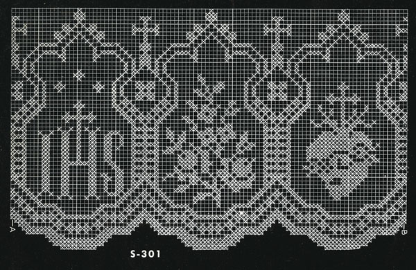 Altar Lace No. S301 Pattern chart