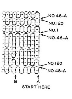 Guest Towel Pattern #S-966 chart