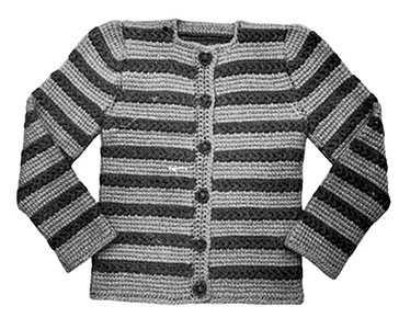Crocheted Cardigan Pattern #707