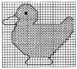 Duck Toy Pattern chart