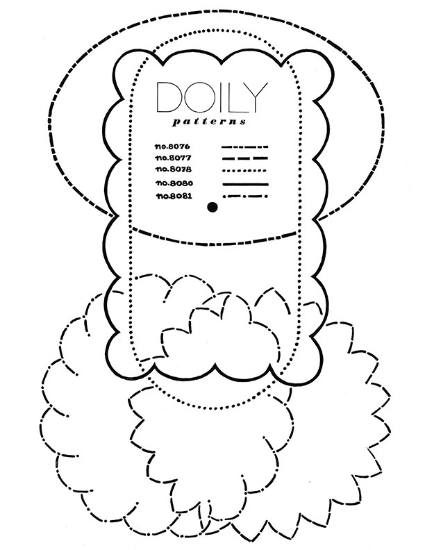 Pomander Walk Edging Pattern #8076 chart