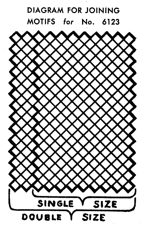 Crochet Bedspread Pattern #6123