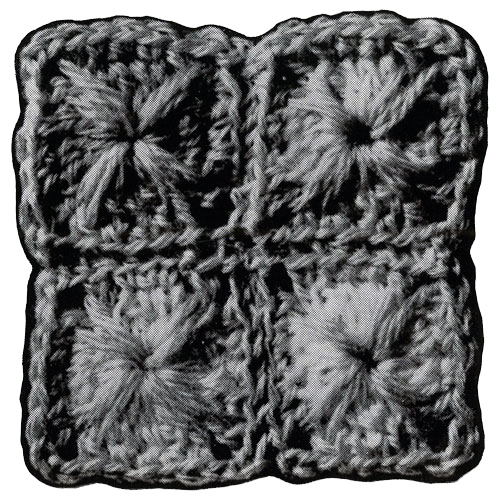 Lollipop Afghan Pattern motif