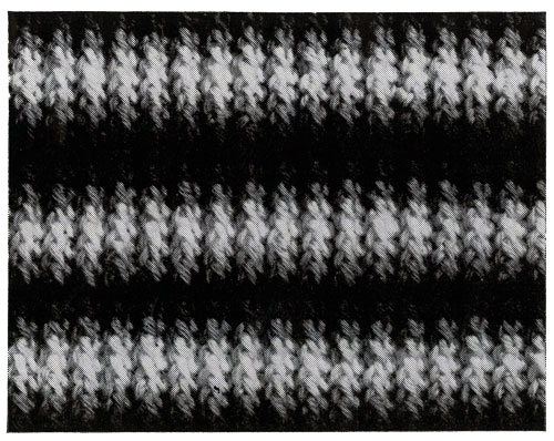 Shaded Stripes Afghan Pattern motif