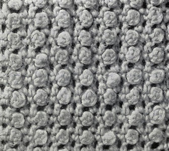 Crocheted Picot Set Pattern chart