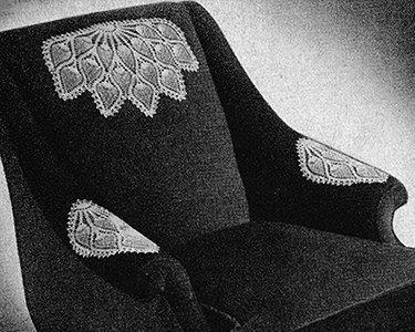 Pineapple Fan Chair Set Pattern #7515