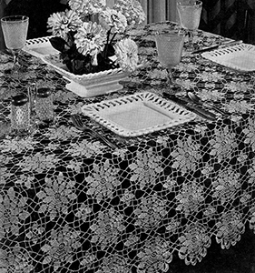 Queen Anne's Lace Tablecloth Pattern #7050