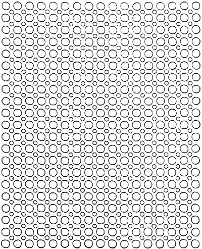 Star Wheel Bedspread Pattern #200 chart