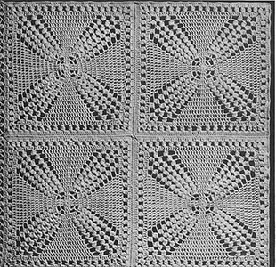 Windmill Bedspread Pattern #203 swatch