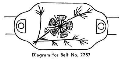 Belt Pattern, No. 2257 chart