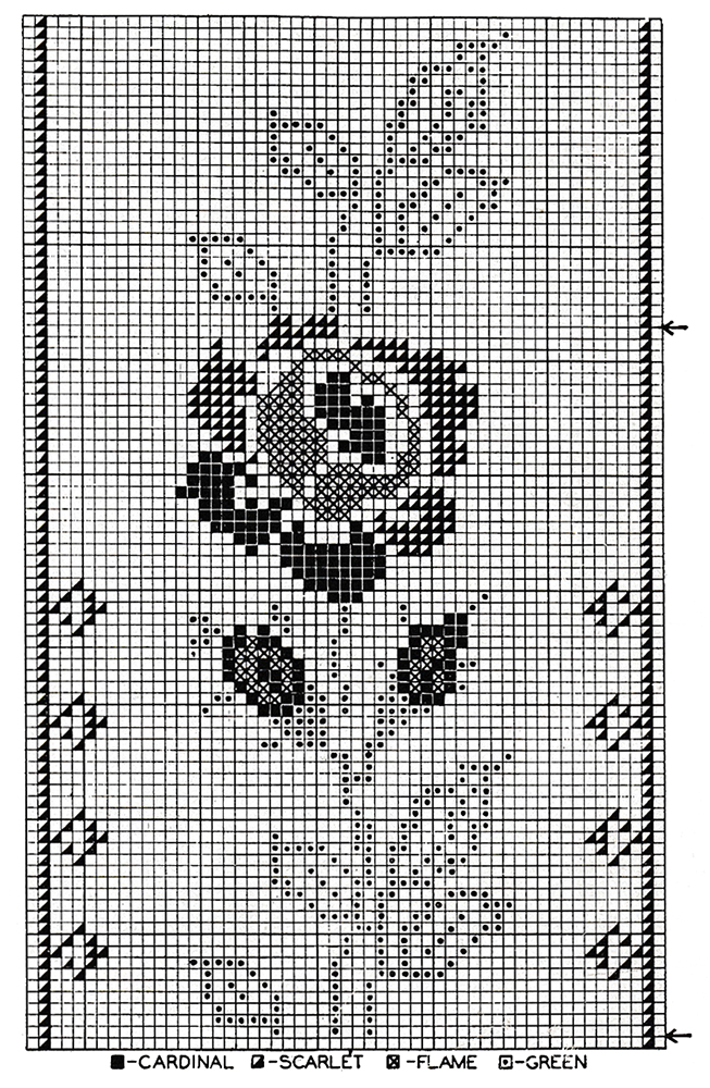 American Rose Afghan Pattern