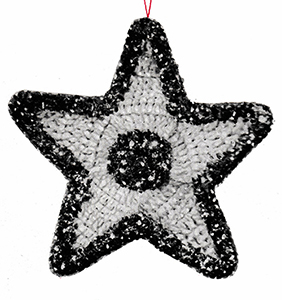 Glitter Star Ornament Pattern