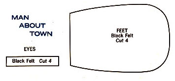 Man About Town Bottle Cover Up Pattern chart