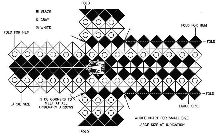 Harlequin Coat Pattern chart