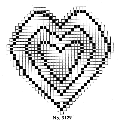 Heart Pincushion Pattern #3129