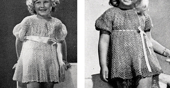 Child's Dress, Bolero and Hat Pattern #600