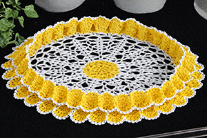 Tailored Ruffle Doily Pattern #5905