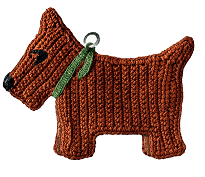 Scottie Potholder Pattern #7