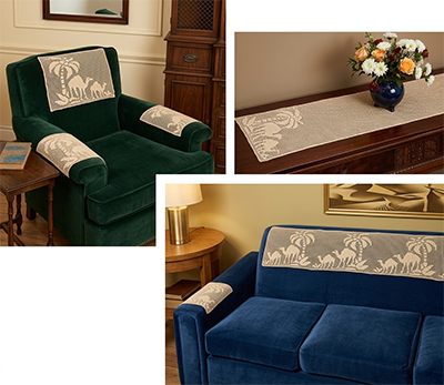 Filet Living Room Set Pattern #7167