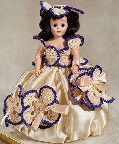 Pansie Pin Cushion Doll Pattern #552