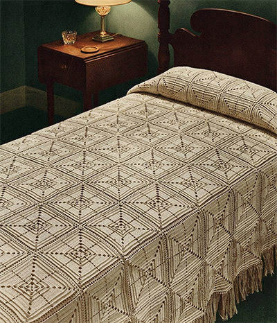 Crochet Bedspread Pattern #6131