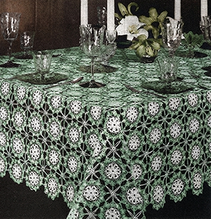 Flower Fable Tablecloth Pattern #7591