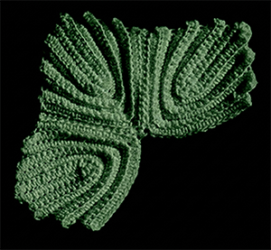 Triple Leaf Motif Pattern #8415E