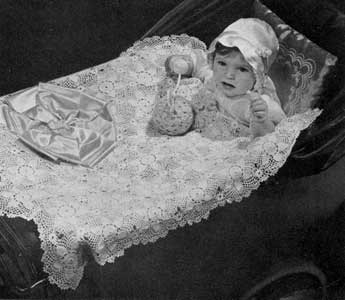 Crocheted Carriage Cover Pattern #621