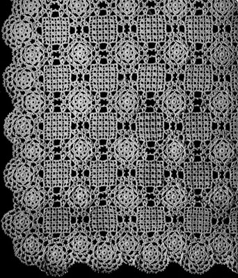 Mosaic Lace Bedspread Pattern
