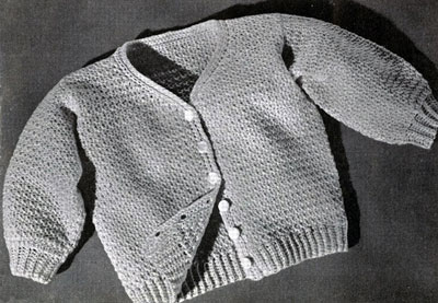 Baby Sweater No. 5310 Pattern