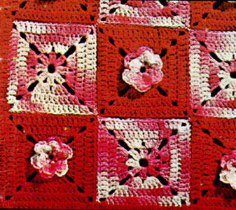 Rose Trellis Afghan Pattern