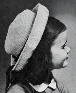 Little Girl's Breton Hat Pattern