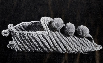 Women's Crocheted Slippers Pattern