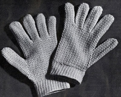 Easy Crocheted Gloves Pattern
