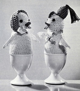 Cock-a-Doodle Egg Warmers Pattern