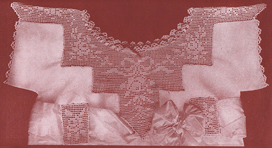 Rose Gown Yoke and Medallion Pattern #8