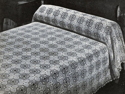 Pineapple Bedspread Pattern #7866-B