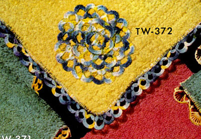 Washcloth Decorative Crochet Pattern TW372