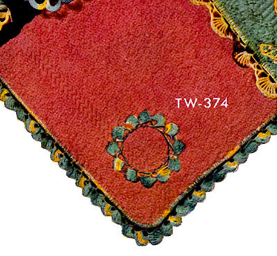 Washcloth Decorative Crochet Pattern TW374
