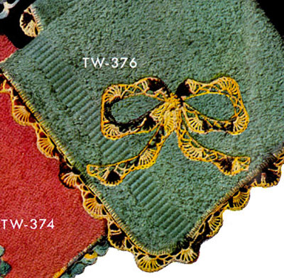 Washcloth Decorative Crochet Pattern TW376