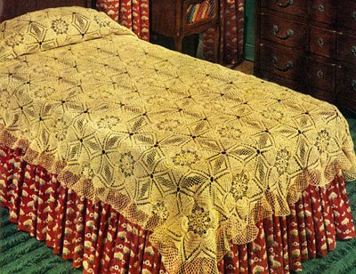 Pineapple Frosting Bedspread Pattern #S-244