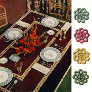 Virginia Modern Tablecloth Pattern