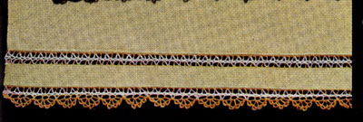 Edging and Insertion for Yellow Guest Towel Pattern