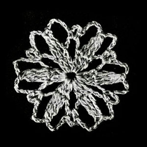 Snow Flower Tablecloth Motif Pattern
