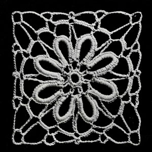 Carnation Tablecloth Motif Pattern